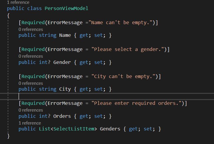 IValidatableObject Interface – Custom Validations in .NET Core